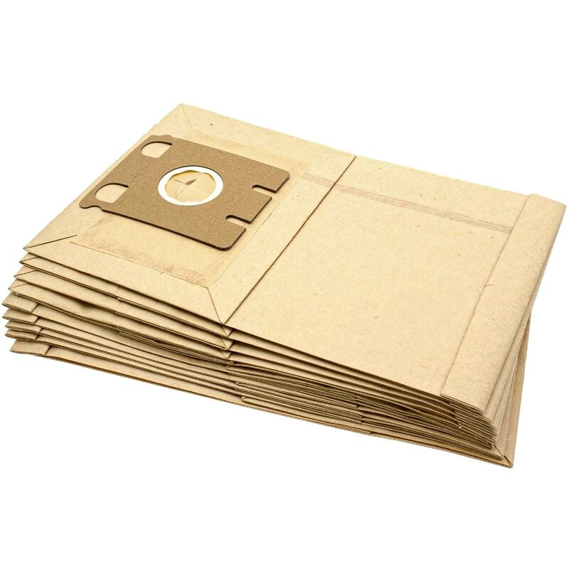 foto del prodotto vhbw 10x sacchetto sostituisce menalux 3102 ct21 per aspirapolvere in carta, typ e, 31cm x 19,5cm, color sabbia