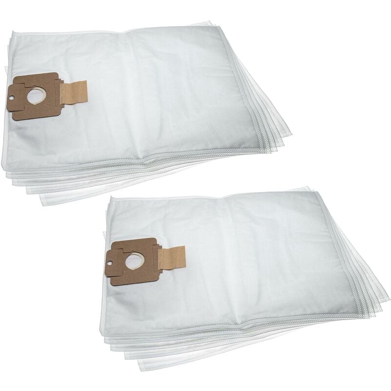 foto del prodotto vhbw 10x sacchetto sostituisce nilfisk 1470745010 per aspirapolvere in microfibra, 53,3cm x 39,8cm, bianco