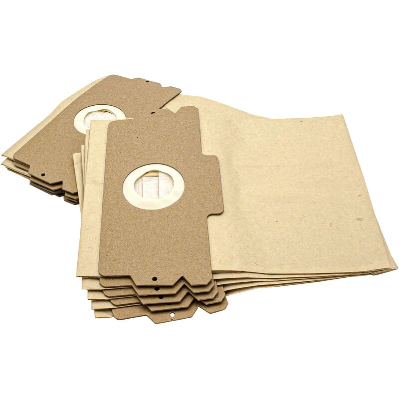 foto del prodotto vhbw 10x sacchetto sostituisce swirl a 16 a16 per aspirapolvere in carta, 12 15, 27cm x 27cm, color sabbia