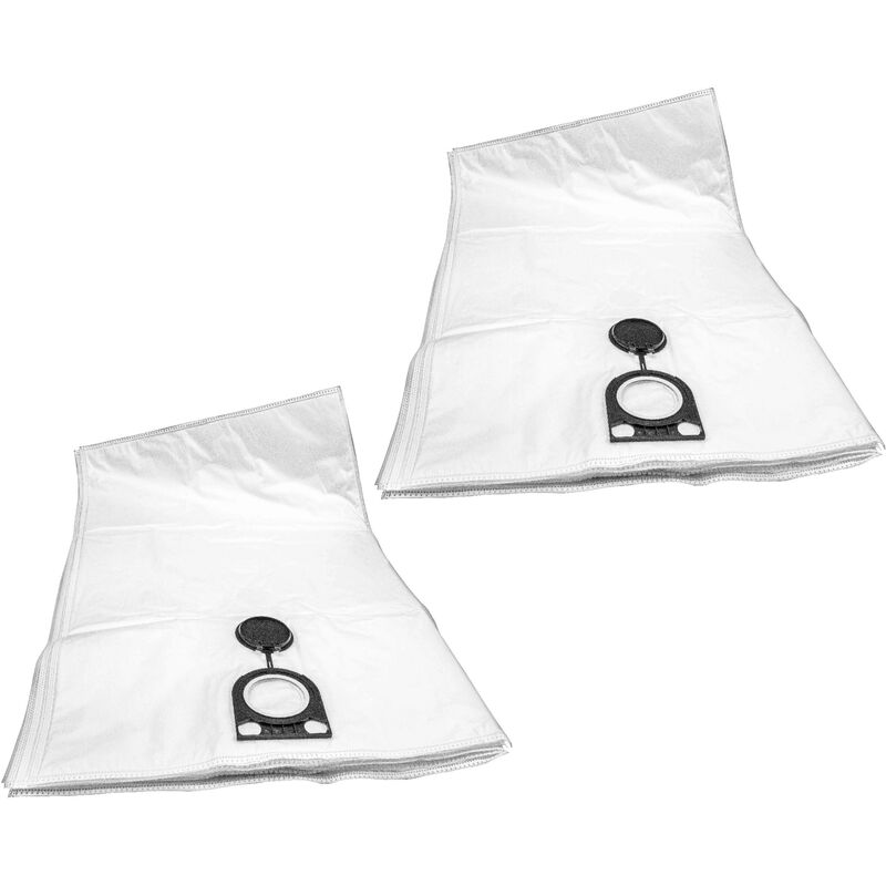 foto del prodotto vhbw 10x sacchetto sostituisce swirl uni 20 net per aspirapolvere microfibra, 50cm x 33cm bianco