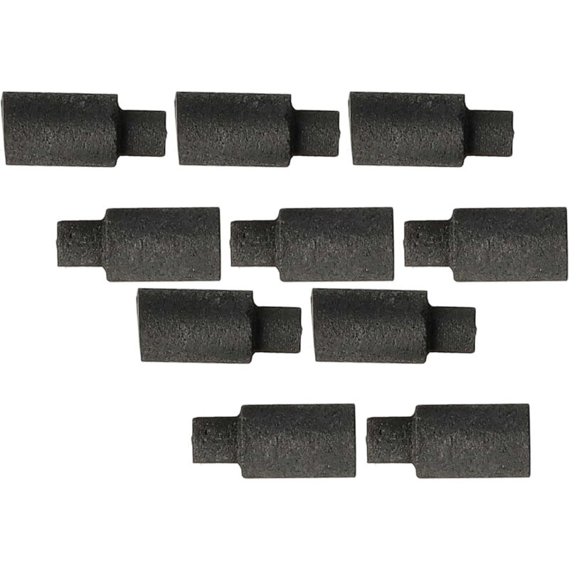 foto del prodotto vhbw 10x spazzola carbone 3 x 2 x 6,5mm compatibile con roco h0 23240, 43221, 43001, 43005 locomotiva, modellismo trenino