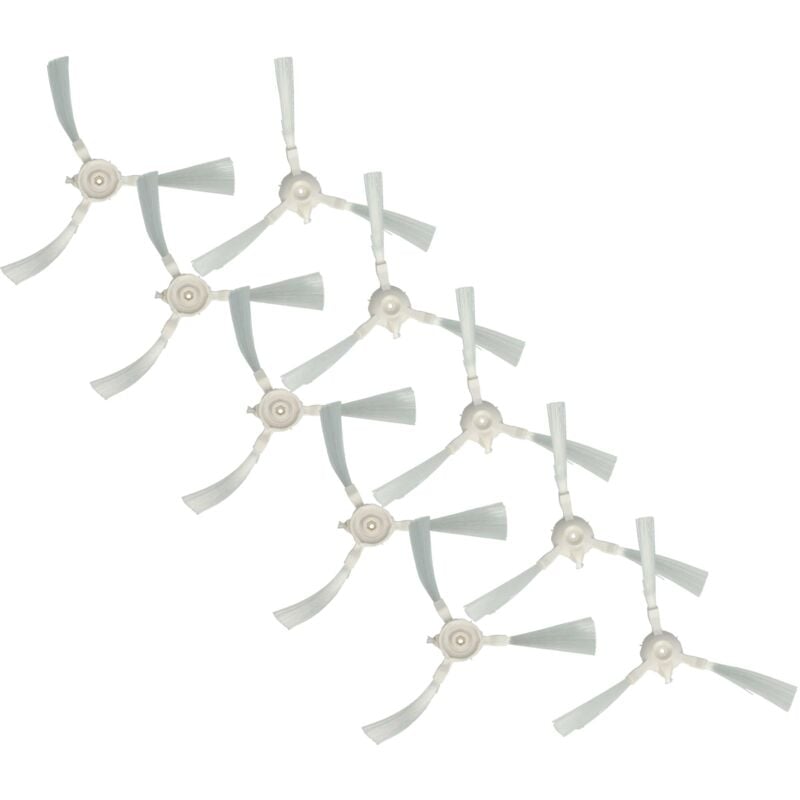 foto del prodotto vhbw 10x spazzola tonda compatibile con rowenta x plorer serie 45 aqua rr8275, rr6875 robot aspiratore 10x spazzola laterale, set di spazzole