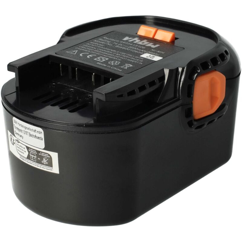 immagine 0 del prodotto vhbw 1x batteria compatibile con aeg bsb 14 stx, bsb 14 stxn utensile elettrico 2000 mah, nimh, 14,4 v 