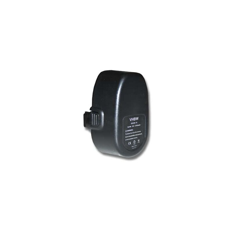 foto del prodotto vhbw 1x batteria compatibile con black decker kc1882f, kc1882fk, ps3700 utensile elettrico 2100 mah, nimh, 18 v 