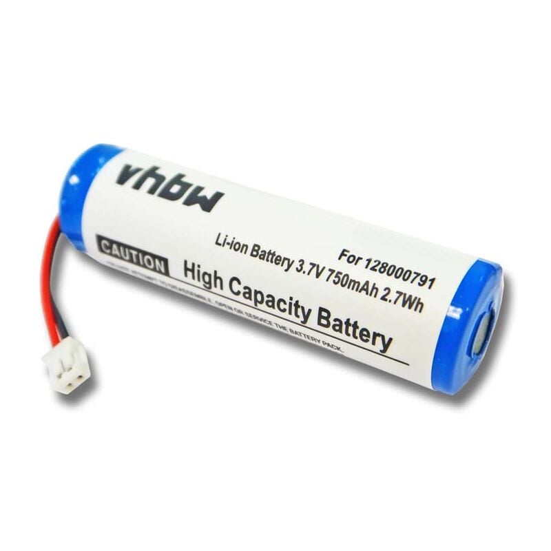 foto del prodotto vhbw 1x batteria compatibile con datalogic quickscan qm2100, qm2130 lettore di codici a barre, pos 750mah, 3,7v, li ion sostituisce 128000791,