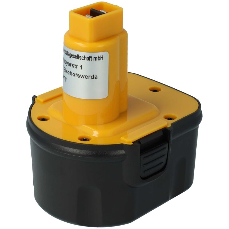 foto del prodotto vhbw 1x batteria compatibile con elu ul12, tl12, gsa64ka, gsa64k, ezwa 60de 9037, sba51k, ssa12ka, sba55ka utensile elettrico 2000 mah, nimh, 12 v 