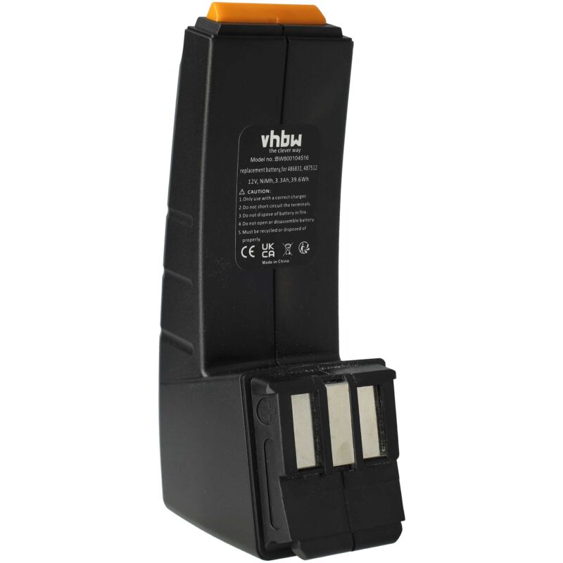 foto del prodotto vhbw 1x batteria compatibile con festo festool cdd12e, cdd12, ccd12v, ccd12mh, ccd12fx, ccd12es c utensile elettrico 3300 mah, nimh, 12 v 