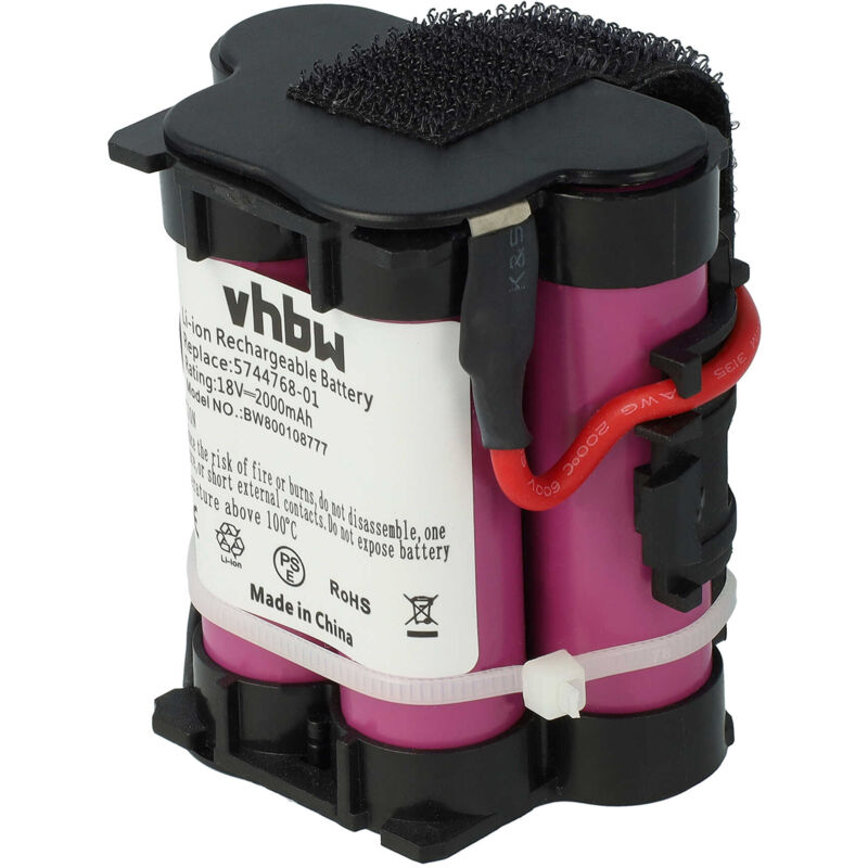 foto del prodotto vhbw 1x batteria compatibile con gardena r70 li, r70li, r75 li, r75li cesoie 2000mah 18v li ion