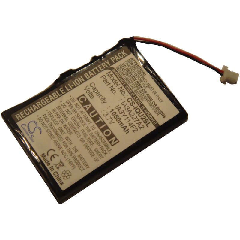 foto del prodotto vhbw 1x batteria compatibile con garmin quest 2 navigatore gps 1050mah, 3,7v, li ion sostituisce ia3a227a2, ia3y114f2