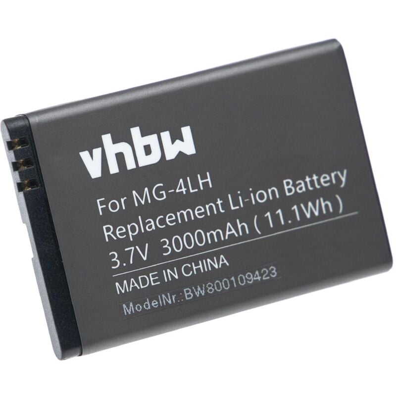 foto del prodotto vhbw 1x batteria compatibile con getac lt30, lt30gd, lt30tm navigatore gps 3000mah, 3,7v, li ion 