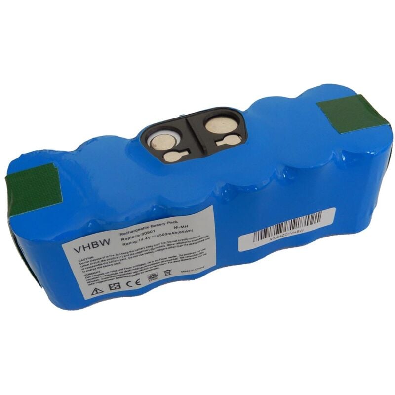 foto del prodotto vhbw 1x batteria compatibile con irobot roomba 866, 872, 882, 882e, 886 home cleaner 4500mah, 14,4v, nimh 