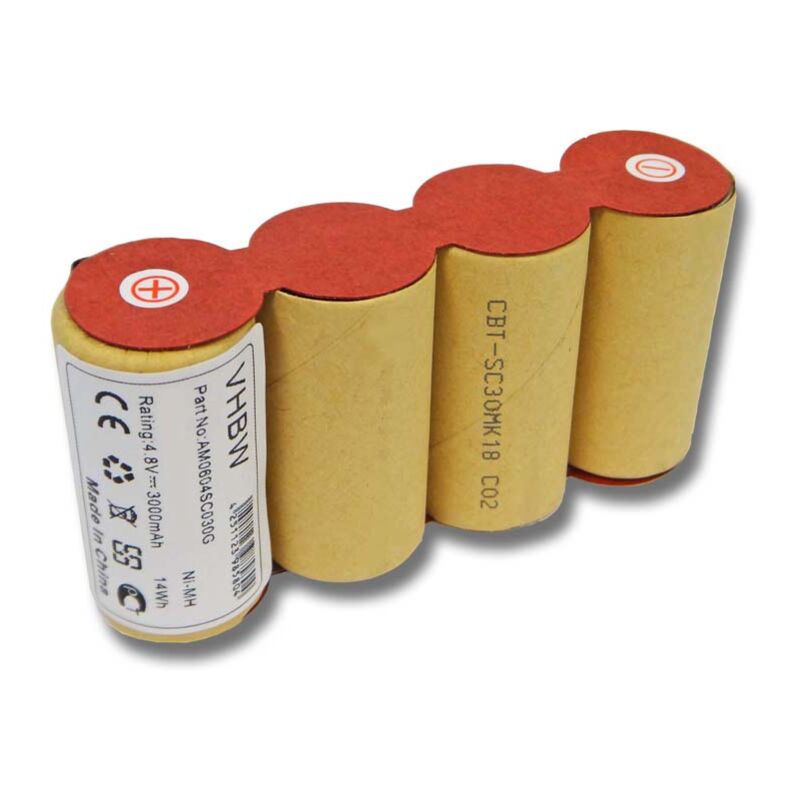 foto del prodotto vhbw 1x batteria compatibile con k rcher k85, k50 home cleaner 3000mah, 4,8v, nimh 