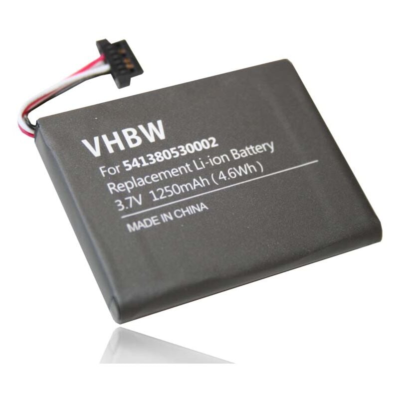 foto del prodotto vhbw 1x batteria compatibile con navman s20 navigatore gps 1250mah, 3,7v, li ion 