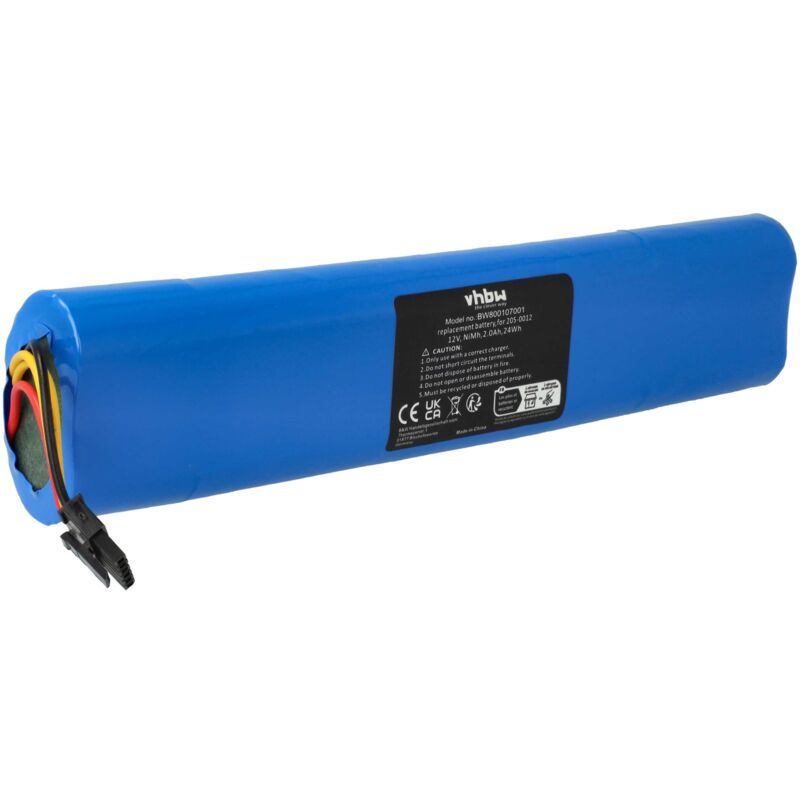 immagine 0 del prodotto vhbw 1x batteria compatibile con neato botvac 70, 70e, 75, connected, 80, 85 home cleaner 2000mah, 12v, nimh 
