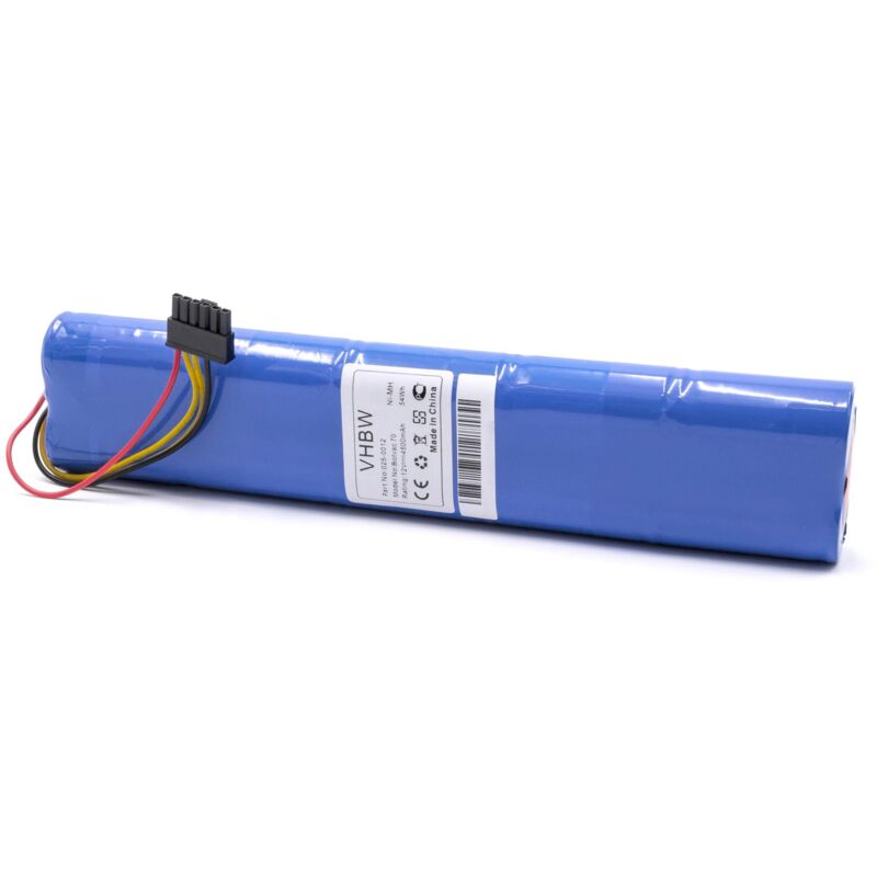 foto del prodotto vhbw 1x batteria compatibile con neato botvac d85, botvac d75, d7500, botvac d80, d8000, d8500, bv basic aspirapolvere 4500mah, 12v, nimh 