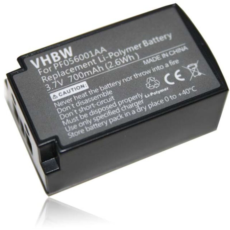 foto del prodotto vhbw 1x batteria compatibile con parrot zik auricolari cuffie wireless 700mah, 3,7v, li poly 