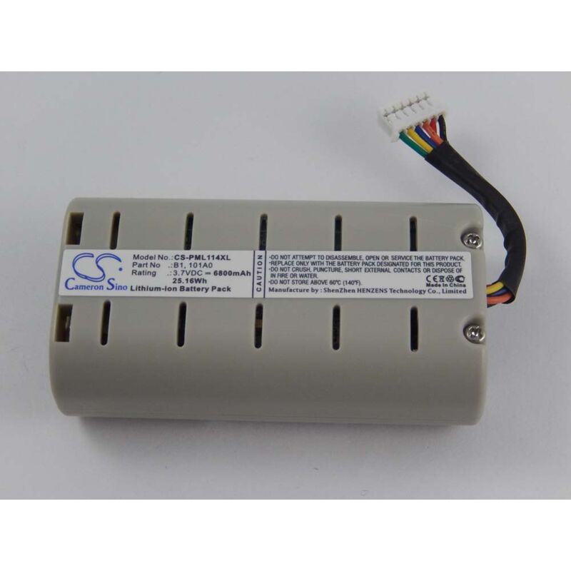foto del prodotto vhbw 1x batteria compatibile con pure one mini union jack, one mini, one mini series ii, d240, evoke d2 digital radio 6800mah, 3,7v, li ion 