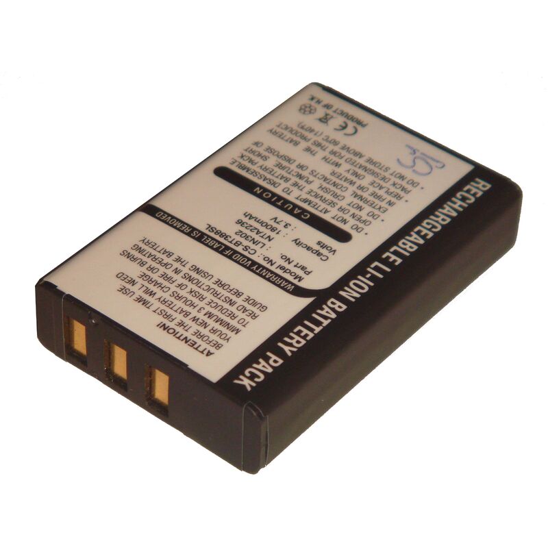 foto del prodotto vhbw 1x batteria compatibile con royaltec rbt 2010 bt gps navigatore gps 1600mah, 3,6v, li ion 