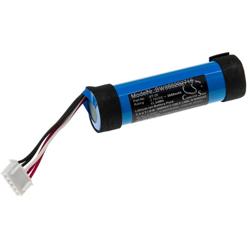 foto del prodotto vhbw 1x batteria compatibile con sony srs xb21 casse, altoparlanti, speaker 3000mah, 3,78v, li ion 