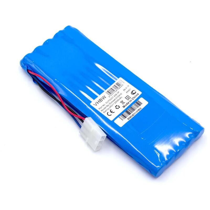foto del prodotto vhbw 1x batteria compatibile con soundcast outcast ico410, ico411a, ico411, ico410 4n, ico411a 4n casse, altoparlanti, speaker 2000mah, 24v, nimh 