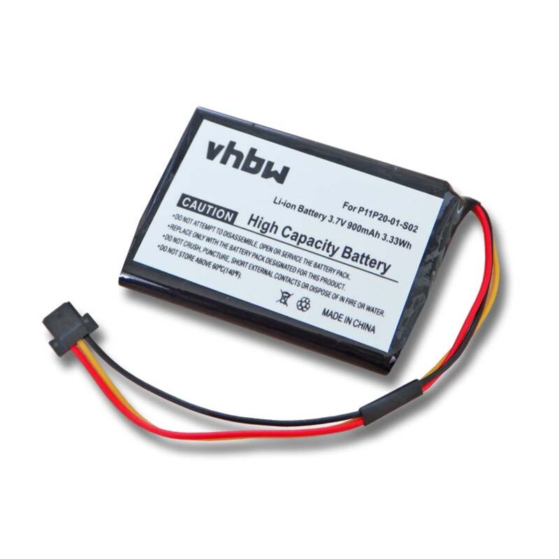 foto del prodotto vhbw 1x batteria compatibile con tomtom one 4ee0.001.22, v4, v4 classic, v4 assist, v4 traffic navigatore gps 900mah, 3,7v, li ion sostituisce