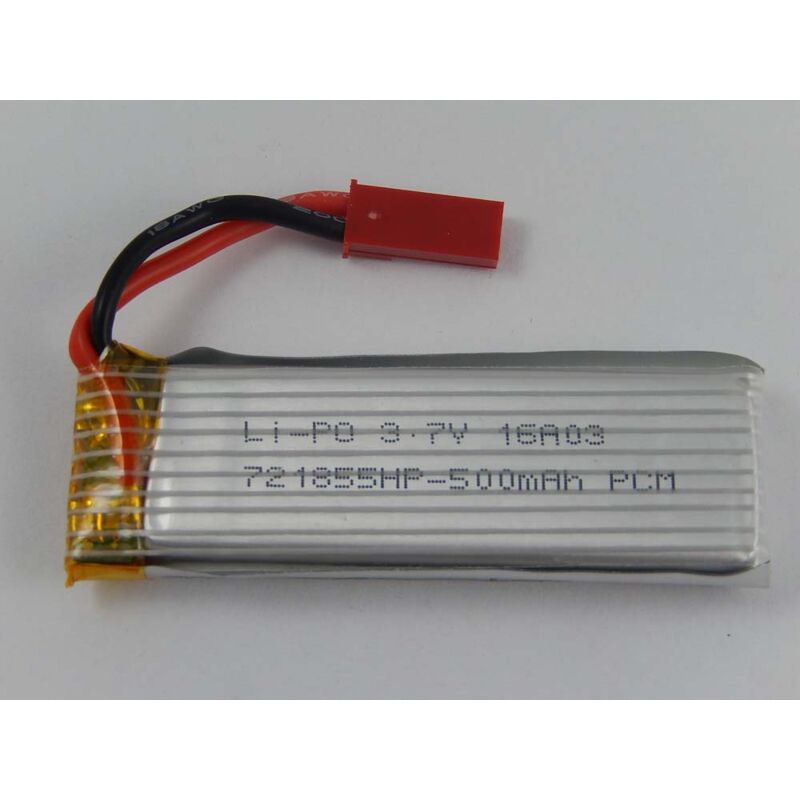 foto del prodotto vhbw 1x batteria compatibile con udi u818a, u817c, u818, u817, u817a drone quadricottero multicottero 500mah, 3,7v, li poly 