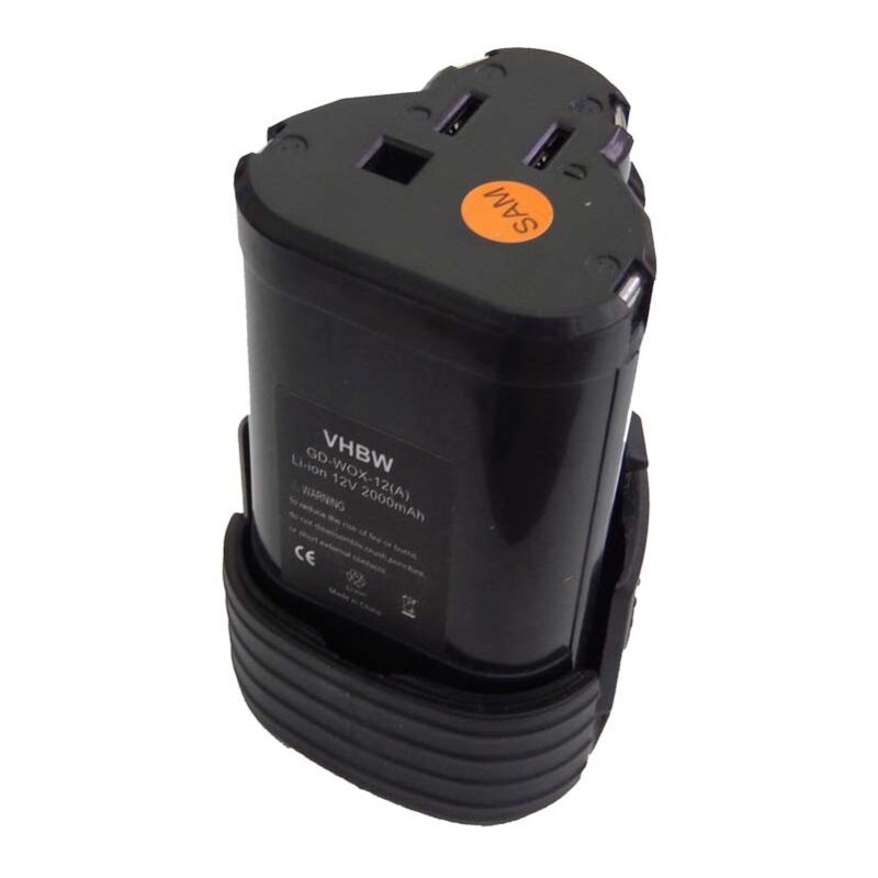foto del prodotto vhbw 1x batteria compatibile con worx h3 wx382, h3 wx382.3, h3 wx382.4, h3 wx382.1, h3 wx382.2, h3 wx382.5 utensile elettrico 2000 mah, li ion, 12