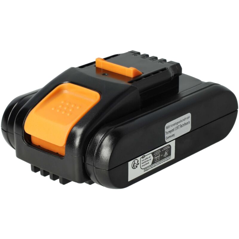 immagine 0 del prodotto vhbw 1x batteria compatibile con worx landroid m1000 wr143e, m500 wr141e, m700 wr142e, m wr141e utensile elettrico 2000 mah, li ion, 20 v 