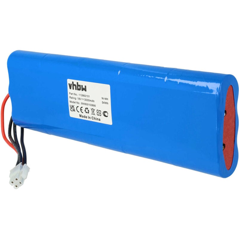 foto del prodotto vhbw 1x batteria sostituisce husqvarna 1128621 01, 1128621 01 6, 112862101, 112862101 6, 1128621016, 1192119010, 535120902 per rasaerba 3000mah 18v