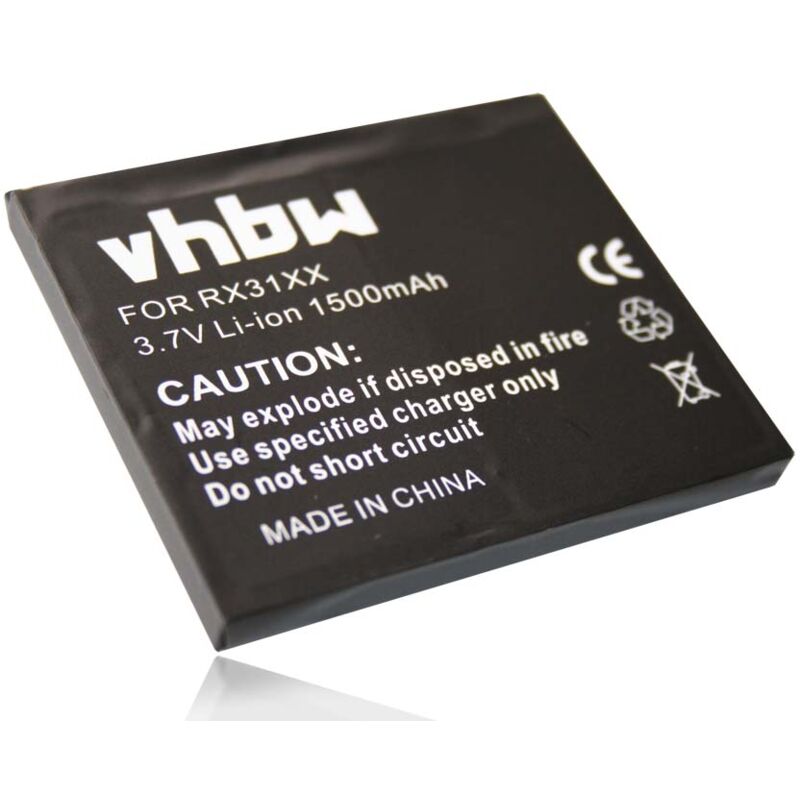 foto del prodotto vhbw 1x batteria sostituisce ipaq fa285a, hstnh s12b, fa286a per smartphone cellulare 1500mah, 3,7v, li ion 
