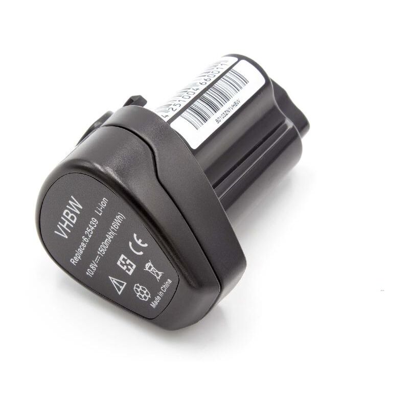 foto del prodotto vhbw 1x batteria sostituisce metabo 6.255.97, 6.255.85, 6.254.39, 6.254.38, 6.254.36 per utensile elettrico 1500 mah, li ion, 10,8 v 