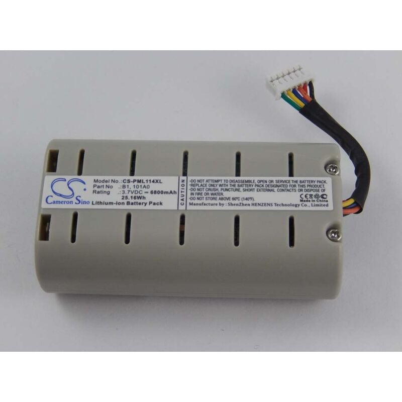 foto del prodotto vhbw 1x batteria sostituisce pure 101a0, b1 per digital radio 6800mah, 3,7v, li ion 