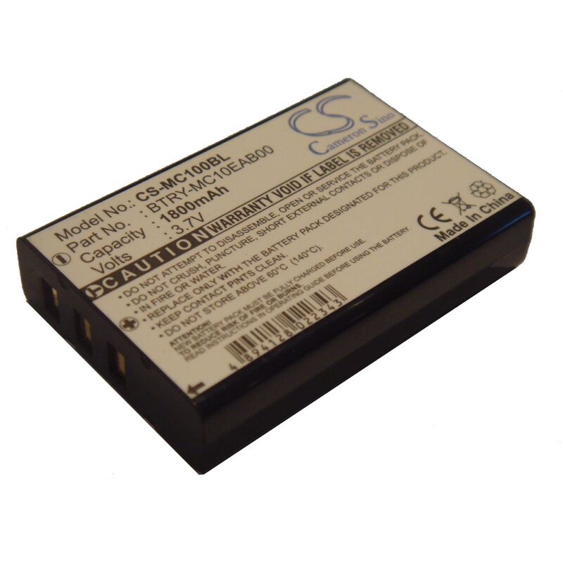 foto del prodotto vhbw 1x batteria sostituisce wasp 633808920326 per lettore di codici a barre, pos 1600mah, 3,6v, li ion 