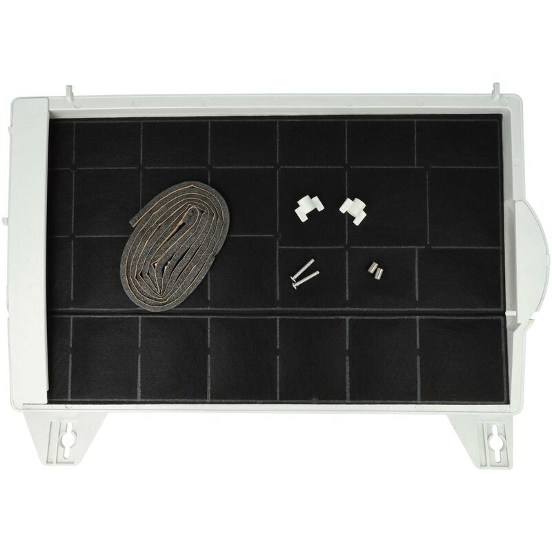 foto del prodotto vhbw 1x filtro a carboni attivi compatibile con bosch dhu632u 01, dhu632uff 01, dhu632uff 02, dhu632pgb 01 cappe aspiranti 45 x 32 x 4 cm