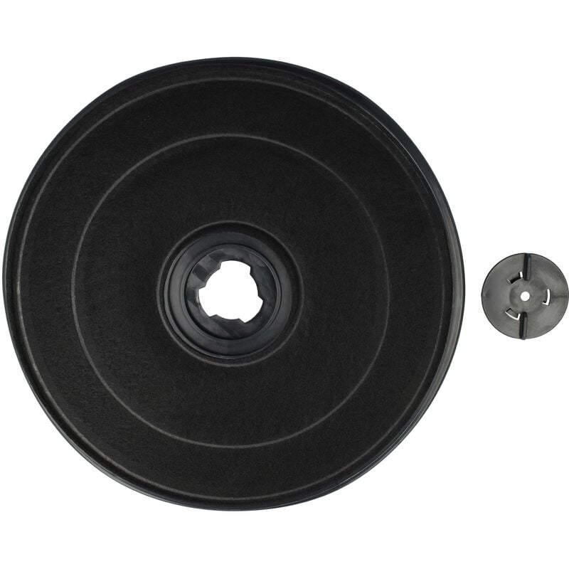 foto del prodotto vhbw 1x filtro a carboni attivi compatibile con miele da126, da124 55, da130, da14555bw, da124, da12455, da145 55 cappe aspiranti 2,3 cm