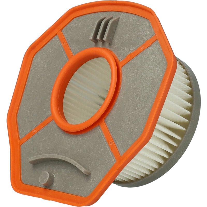 foto del prodotto vhbw 1x filtro a pieghe piatte compatibile con k rcher hv 1 1 bp fs aspirapolvere cartuccia filtrante, plastica carta