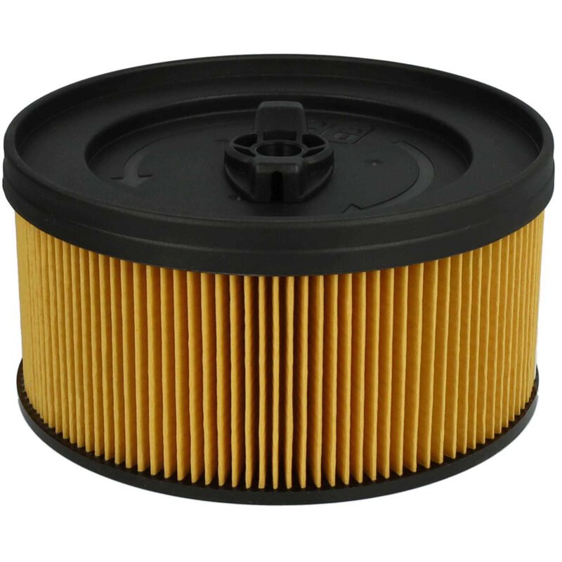 foto del prodotto vhbw 1x filtro a pieghe piatte compatibile con k rcher wd 5.200 mp, wd 5.270, wd 5.220 mp, wd 5.260 aspirapolvere nero giallo
