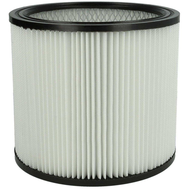 foto del prodotto vhbw 1x filtro a pieghe piatte compatibile con shopvac pro 30 pw, 1300 inox, 1300, 30, super 30 aspirapolvere nero bianco