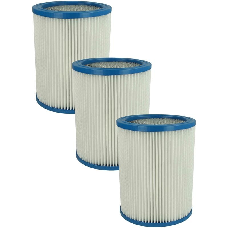 foto del prodotto vhbw 1x filtro a pieghe piatte sostituisce fein 4014586261454, 31322765009 per aspirapolvere cartuccia filtrante, plastica carta