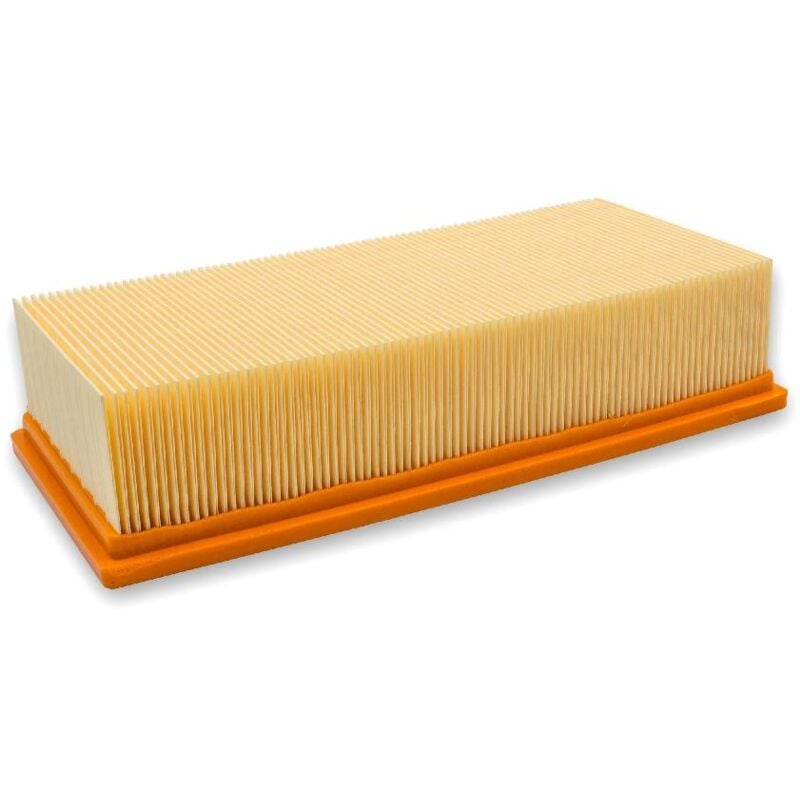 foto del prodotto vhbw 1x filtro a pieghe piatte sostituisce k rcher 6.907 276.0, 6.904 095.0, 6.904 283.0, 6.904 283 per aspirapolvere elemento filtrante