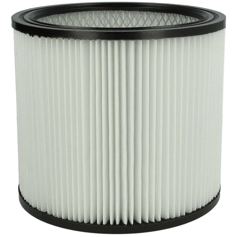 foto del prodotto vhbw 1x filtro a pieghe piatte sostituisce shopvac 90304, 903 04 00, 126282903041, 903 04, 026282290038 per aspirapolvere nero bianco
