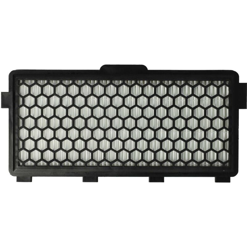 foto del prodotto vhbw 1x filtro compatibile con miele complete c3 silence ecoline aspirapolvere filtro hepa h11 aria di scarico nero bianco