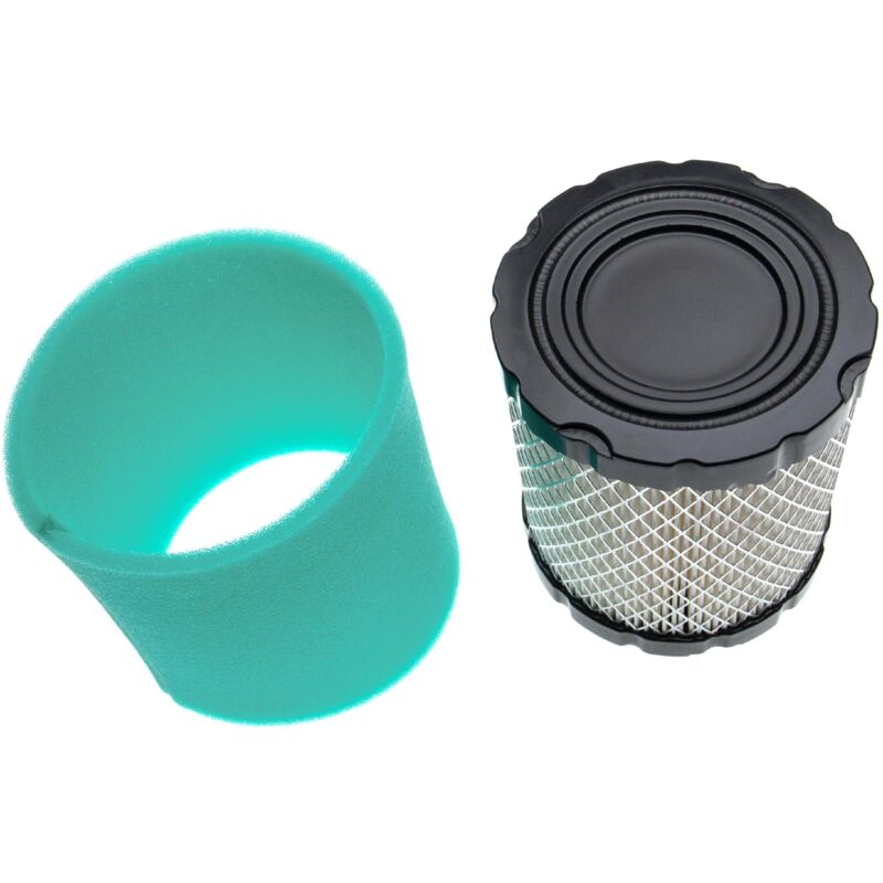 immagine 0 del prodotto vhbw 1x filtro in spugna, 1x filtro di carta compatibile con briggs stratton 49t877 0020 g1 motore per trattore set da 2 pezzi