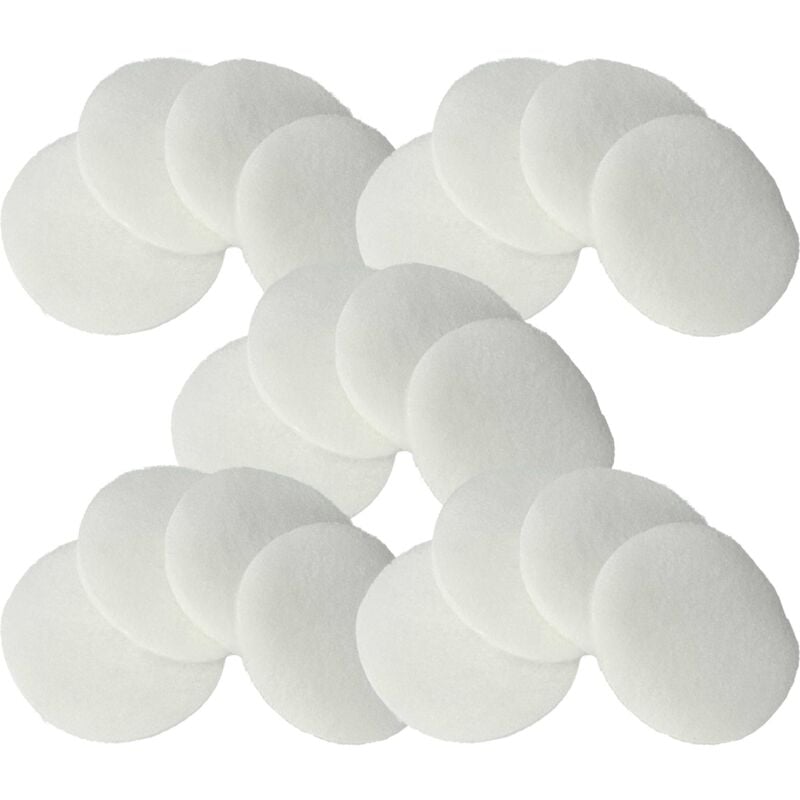 foto del prodotto vhbw 20x filtro antipolline compatibile con viessmann vitovent 100 d sistema di ventilazione filtro dell aria f7 bianco