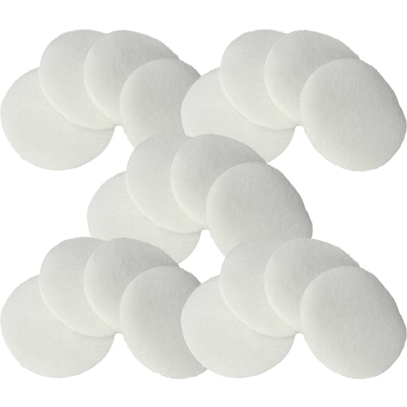 foto del prodotto vhbw 20x filtro antipolline sostituisce viessmann 7571861 per sistema di ventilazione filtro dell aria f7 bianco