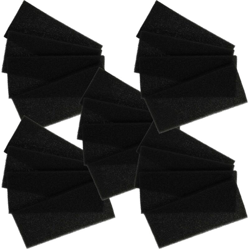 foto del prodotto vhbw 20x filtro g3 compatibile con lunos e go, ego dispositivo di ventilazione set di filtri, 15,2 x 6,65 x 0,9 cm nero