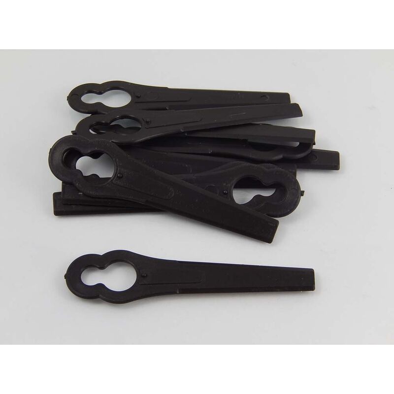 foto del prodotto vhbw 20x lama di ricambio compatibile con einhell ge ct 18 li tagliabordi nero, in plastica