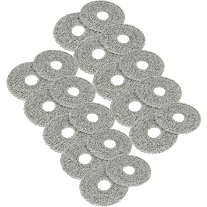 foto del prodotto vhbw 20x panno compatibile con dreame x10 ultra robot aspiratorebocchetta per mocio lavapavimenti panno microfibra