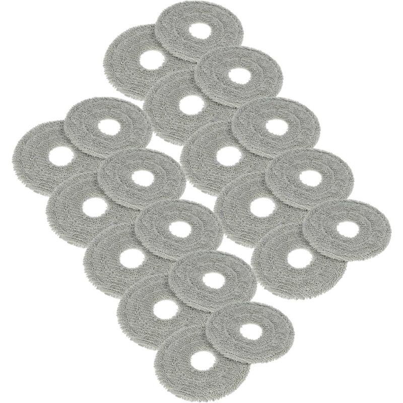 foto del prodotto vhbw 20x panno compatibile con dreame x30 ultra robot aspiratorebocchetta per mocio lavapavimenti panno microfibra
