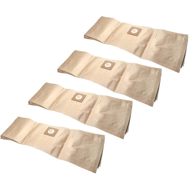 foto del prodotto vhbw 20x sacchetti compatibile con bosch advancedvac 20 aspirapolvere in carta, 85,4cm x 26.9cm, marrone